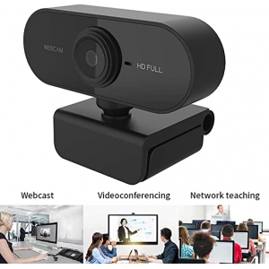 Webcam Full Hd 1080 Usb Mini Visão 360º C/ Microfone Live