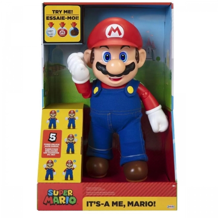 Boneco Articulado Super Mario com Som | Candide