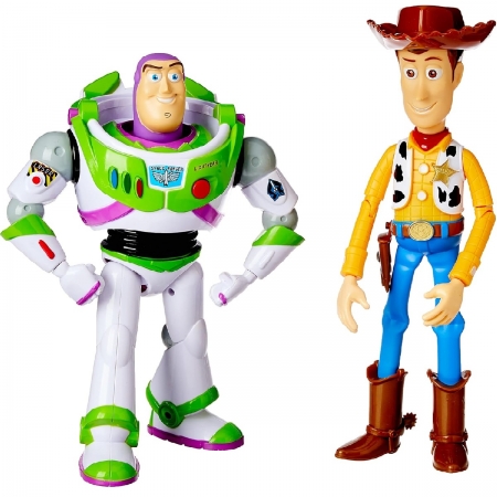 Bonecos Sonoros Toy Story Woody e Buzz lightyear | Eti Toys