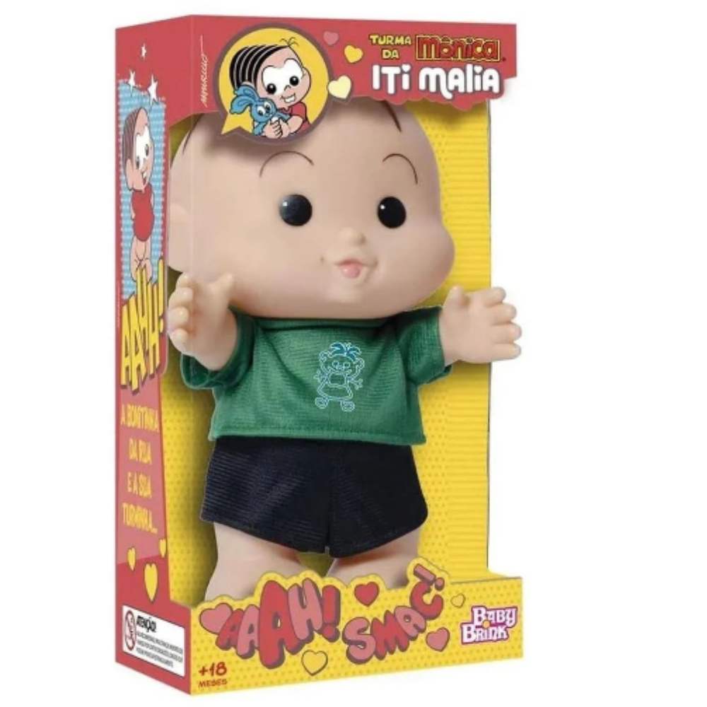 Boneco Cebolinha - Turma da Mônica | Iti Malia - Baby Brink