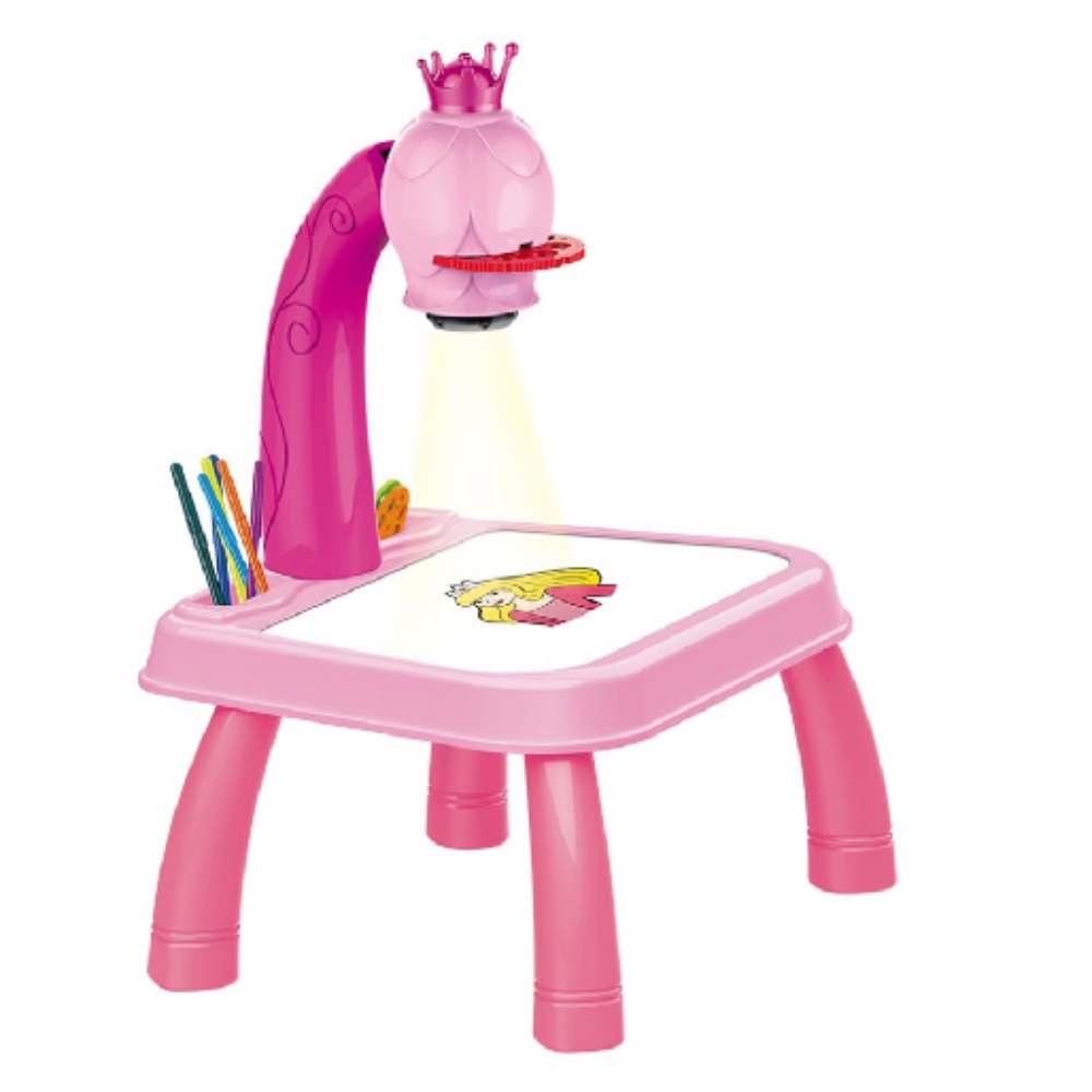Mesa Projetor Desenho Divertido Piquenique das Princesas | DM Toys