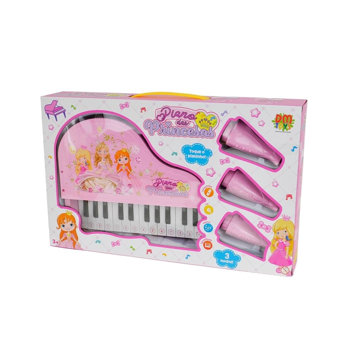 Piano das Princesas Rosa | Dm Toys