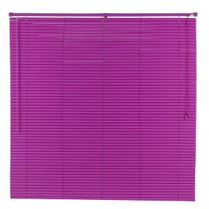Persiana Horizontal PVC 25mm Color 0,80larg x 0,80alt Violeta