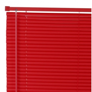 Persiana Horizontal PVC 25mm Color 120larg x 140alt Vermelha