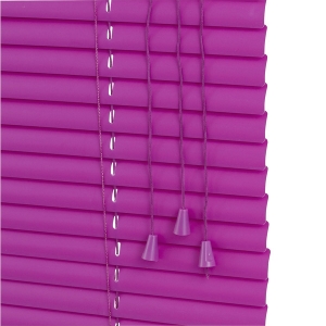 Persiana Horizontal PVC 25mm Color 160larg x 140alt Violeta