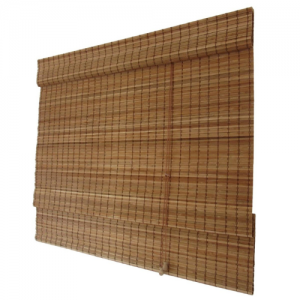 Persiana Romana Bambu Block 140larg x 160alt Natural