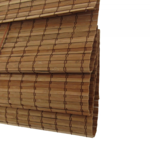 Persiana Romana Bambu Block 180larg x 160alt Natural