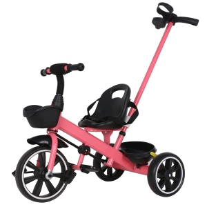Triciclo De Passeio Infantil Com Empurrador e Pedal