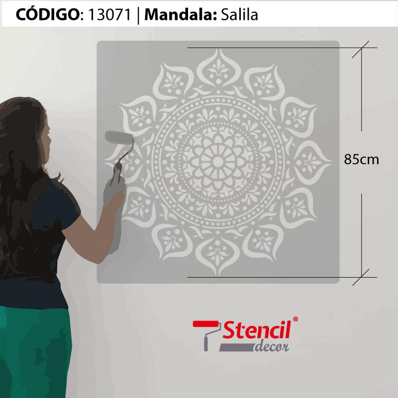 Mandala Salila - 85cm de diâmetro - Inteira