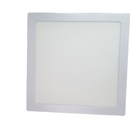 Painel Plafon LED 24w Quadrado Luminaria Embutir Branco Luz Quente DL-110