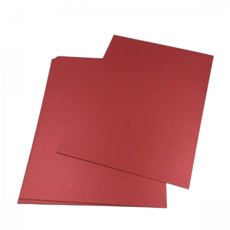 Papel Metalizado Vermelho A4 15 Folhas 150g Off Paper