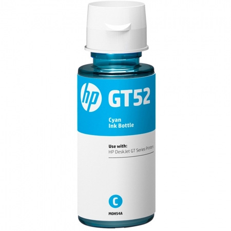 Refil de Tinta HP M0H54AL GT52 Ciano 70ML para GT 5810 5820 5822