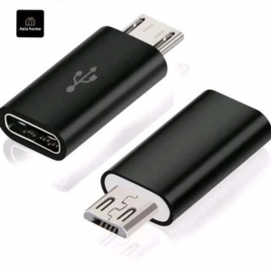 Adaptador Conversor Micro USB (M) Para Tipo-C (F)