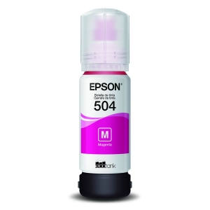 Garrafa de Tinta EPSON T504320 504 Magenta Refil para ecotank L4150 L4160 L6161 L6171 L6191