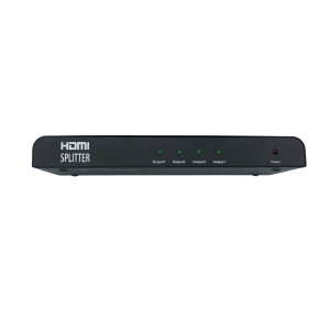 Splitter Divisor de Sinal HDMI para 4 Saídas HDMI Preto