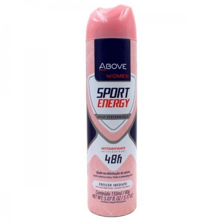 Above Desodorante Aerossol Women Sport Energy 150ml/90g
