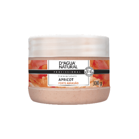 D´Agua Natural Creme Esfoliante Apricot Forte Abrasão 300g