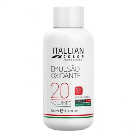 Itallian Hairtech Color Professional - Emulsão Oxidante Estabilizada 20 Volumes 100ml