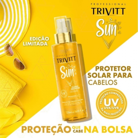 Itallian Hairtech Professional Trivitt Sun - Protetor Solar Para Cabelos 120ml