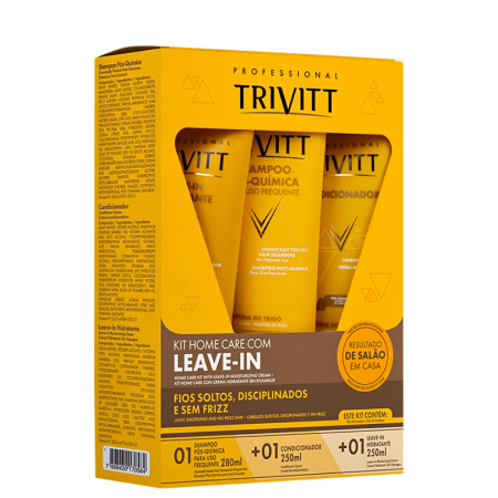 Itallian Hairtech Trivitt - Kit Professional Hidratante Leave-in (3 Produtos)