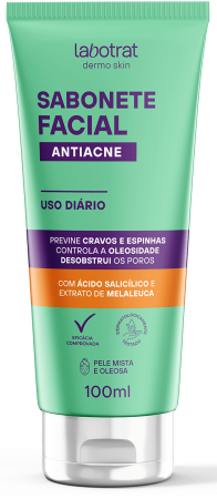 Labotrat - Sabonete Esfoliante Facial Antiacne 80ml
