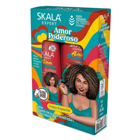 Skala Expert - Kit Shampoo + Condicionador Amor Poderoso 2x325ml