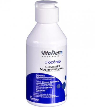 Vita Derm Sabonete Esfoliante Cleanser Multifuncional D'ozônio 200ml