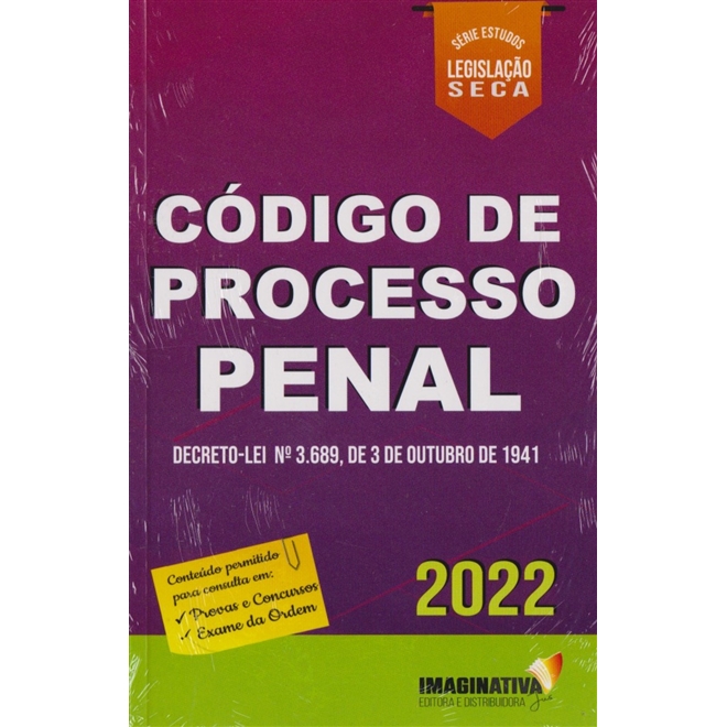 Código De Processo Penal 2022