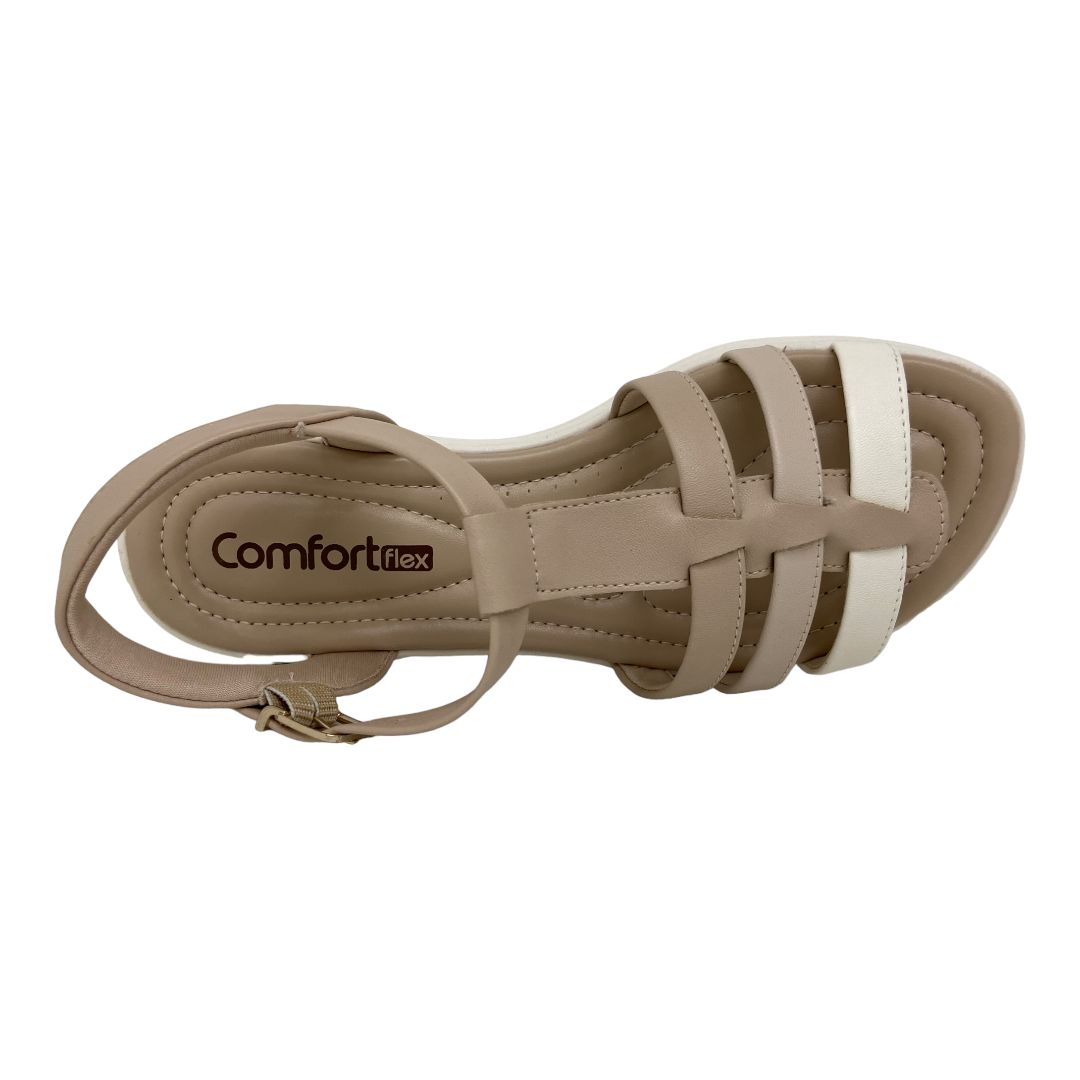 Sandalia Flat Form Comfort Flex 22-51401