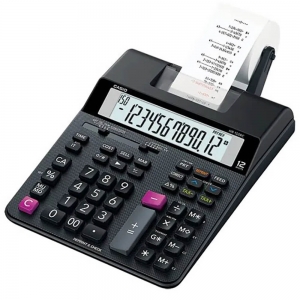 Calculadora com Bobina Casio HR150RC 12 digitos Bivolt - Preto