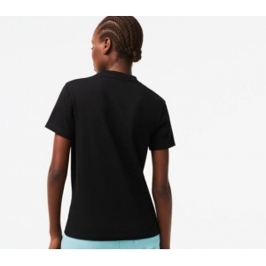 Camiseta Lacoste T-Shirt Sport Regular Fit Women Black
