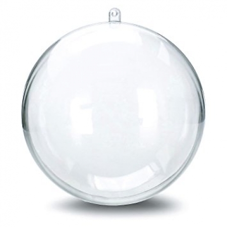 10 Esfera de Natal - acrilica 6.5 cm, Esfera