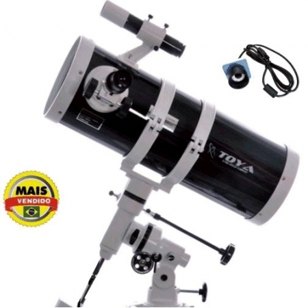 Telescópio RF 150mm Toya Startec PRO 150LT EQ3-5 - Black Diamond + Camera Lunar
