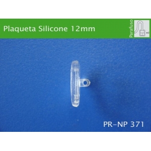 Plaqueta para Óculos Comum Silicone 12mm PR-NP371
