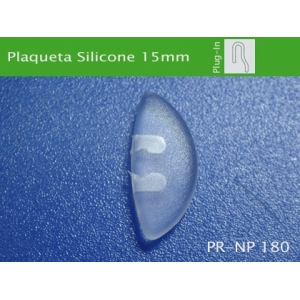 Plaqueta para Óculos Especial PVC 15mm Plug-in PR-NP180