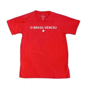 Camiseta O Brasil Venceu
