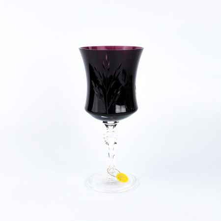 Taca De Cristal Para Vinho Tinto 360ml Garimpo Ametista