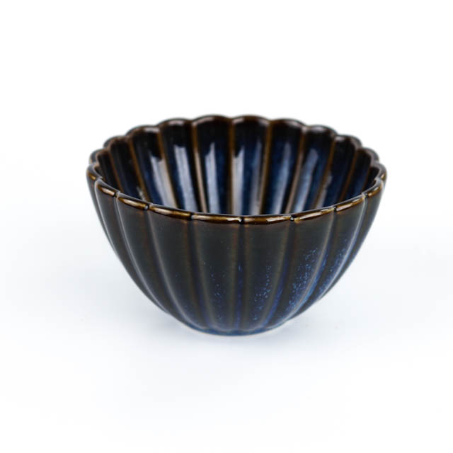 Bowl Hadassa Em Porcelana 320ml Cor Azul Escuro