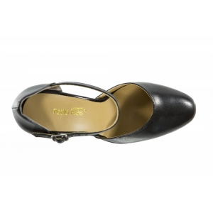 Sapato feminino em pelica preta - Cód 004 P
