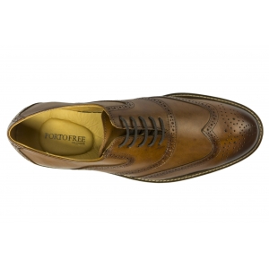 Sapato Masculino Oxford em Couro Naturale Whisky - Cód: 46204
