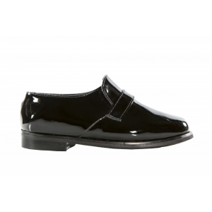 Sapato Social Infantil, de calçar, verniz preto