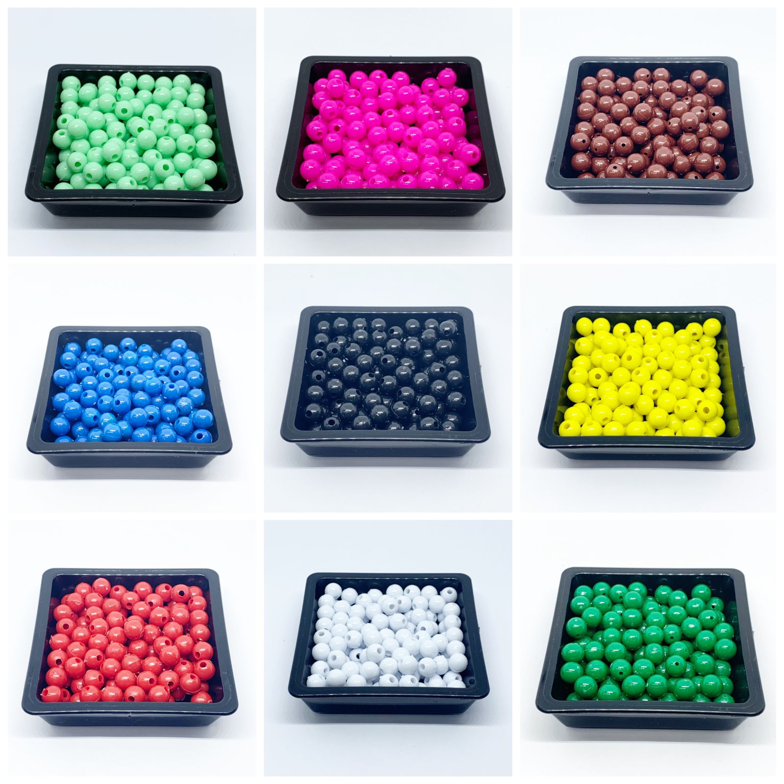 Bolinhas Plasticas Coloridas Nº08mm (25 Gramas) - BP01