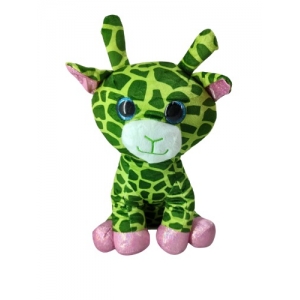 Girafa verde com olhos de acrílico BR Machine 30 cm