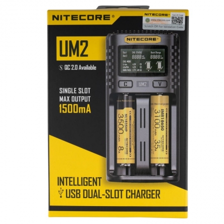 Carregador de Bateria UM2 - Nitecore