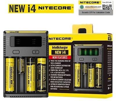 Carregador de Bateria New i4 - Nitecore