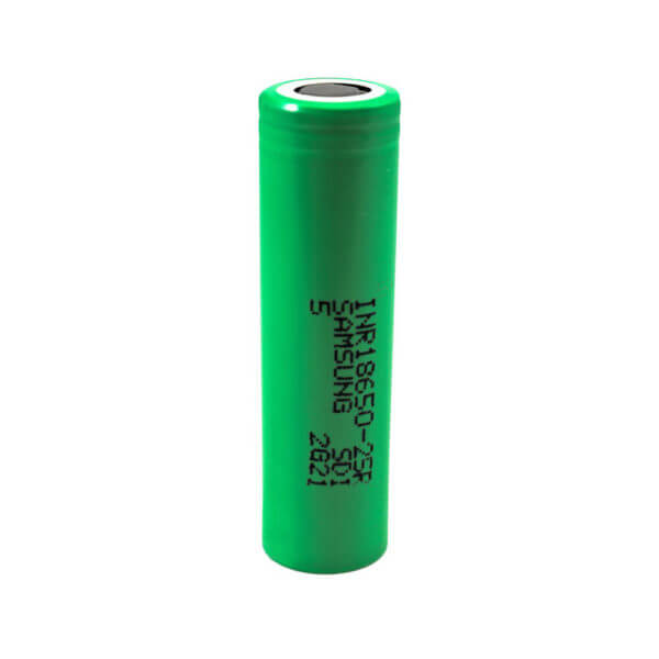 Bateria para Vaporizador - Samsung 25R 2500 mAh- 18650 (20A)