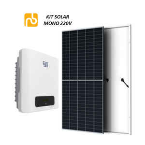 KIT Fotovoltaico WEG - 15,4kWp - 11kW Mono 220v - Mini-Trilho ~1848kWh/ mês