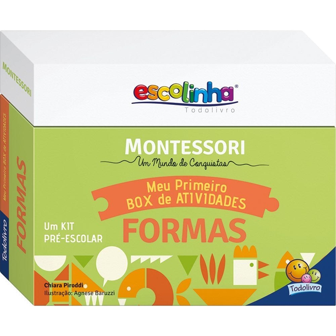 Escolinha Montessori Meu 1 Box De Atividades - Formas