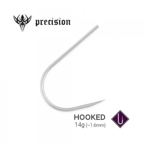 Agulha Americana Precision para Piercing Hooked 14g/1.6mm/48mm Caixa com 50 unidades