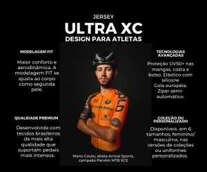 Camisa de Ciclismo Caveira Mexicana Ultra XC